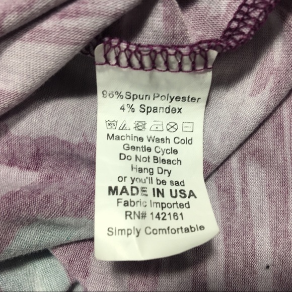 LuLaRoe “Irma” S Purple - Picture 6 of 6